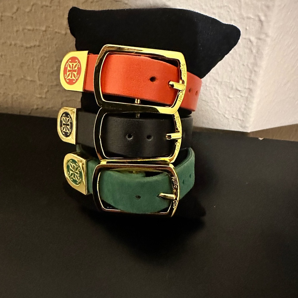 Rustic Cuff Set of 3 Bracelets